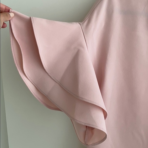 Zara Ruffled Sleeve Top, XS - Picture 3 of 4